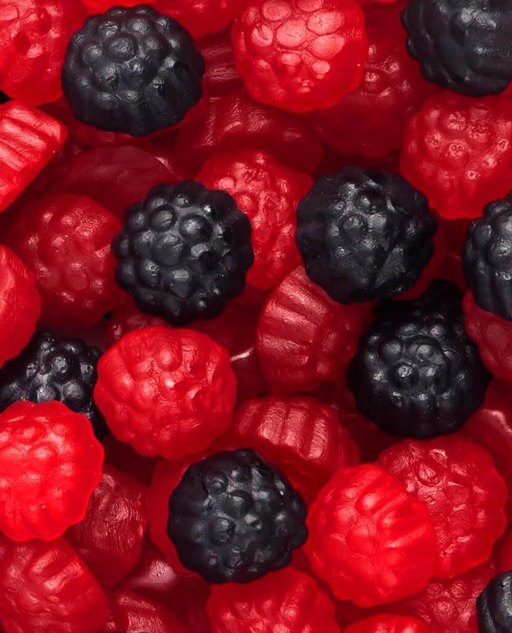 Black et red berries par 100g