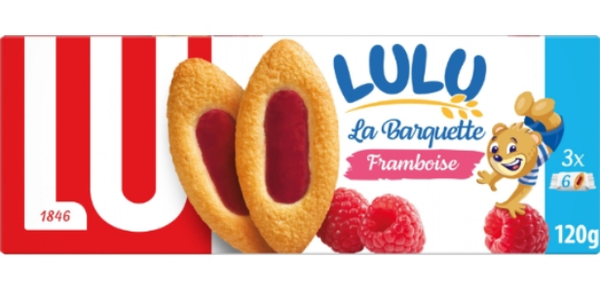 Lu barquette framboise lot 2 boites biscuits