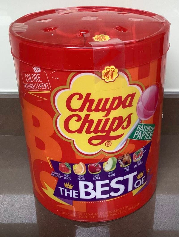 Chupa Chups sucettes 5 choix disponibles 3 sortes en pot ou sachet