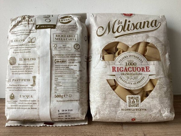 Pâte La Molisana Rigacuore 1kg 2x500g