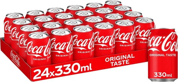 Coca Cola pack canettes 24x33cl