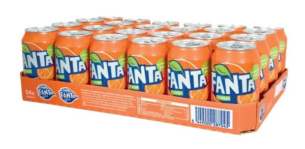 Fanta orange 🍊 pack canettes 24x33cl