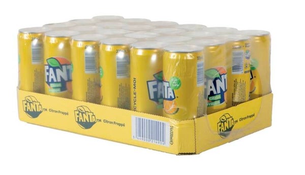 Fanta citron 🍋 pack canettes 24x33cl