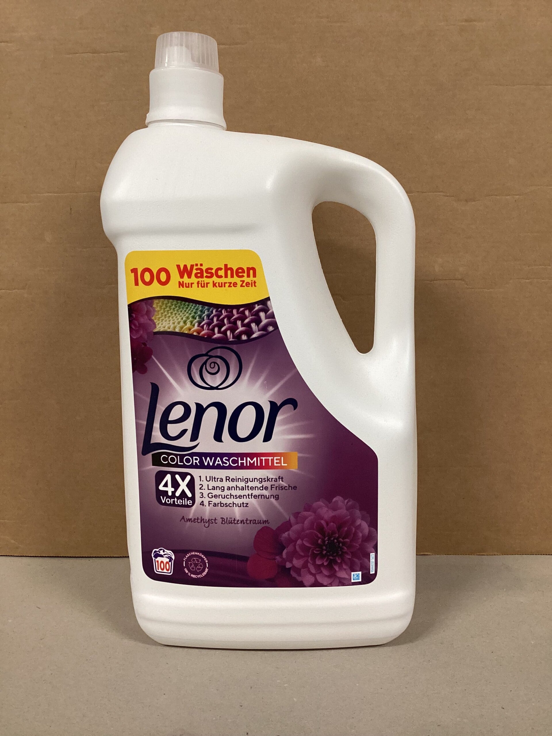 Lenor lessive 5L 100 lav + pack promo adoucissant 2 senteurs aux choix