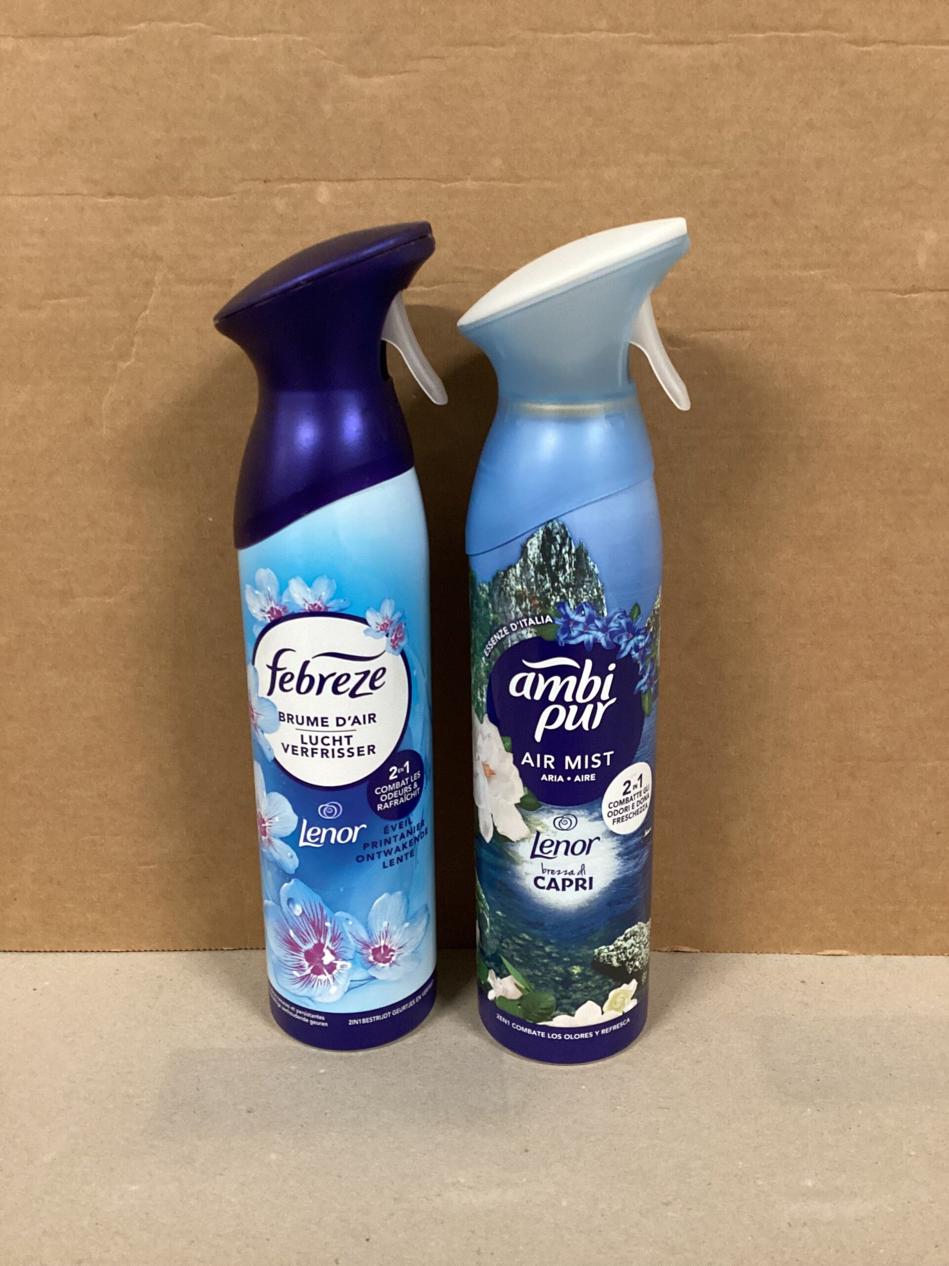 Febreze / Ampibur spray d ambiance lenor 2 senteurs aux choix