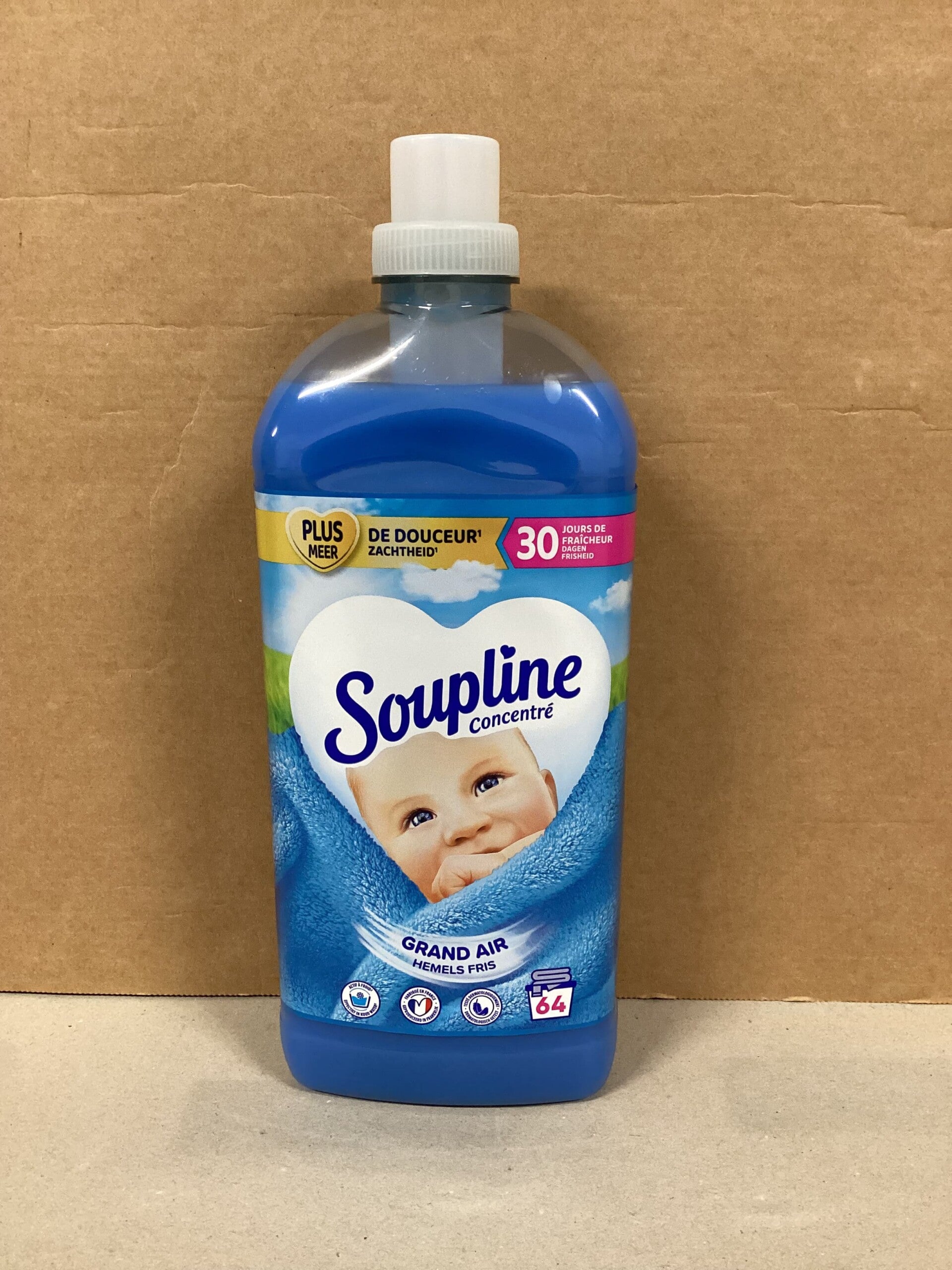 Soupline adoucissant senteur Grand Air 64 lavages