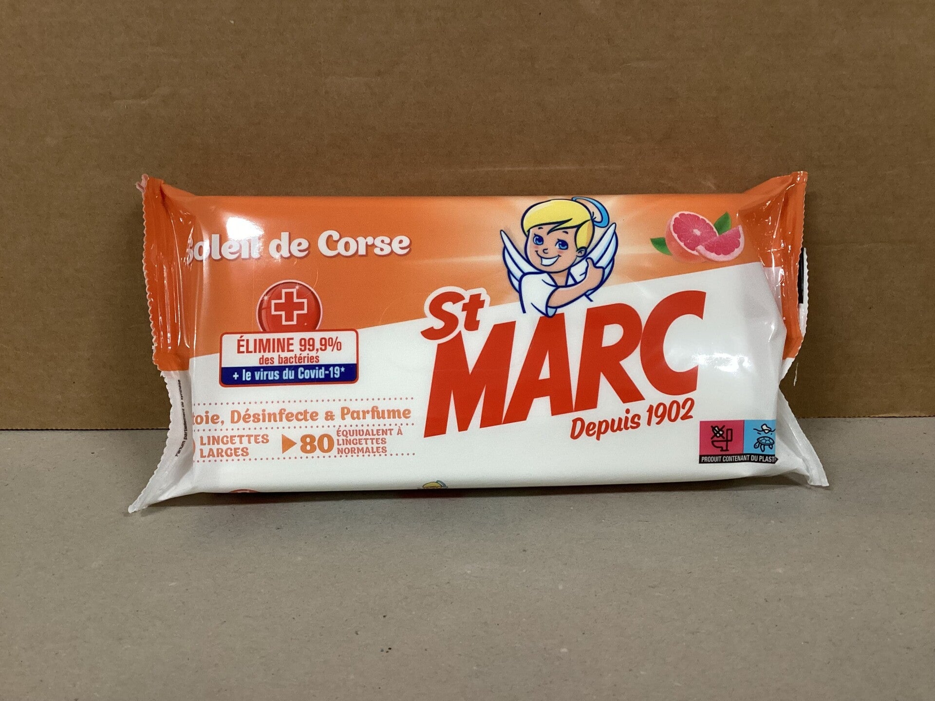 Saint Marc lingettes nettoyantes désinfectantes paquet de 80