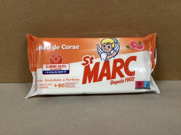Saint Marc lingettes nettoyantes désinfectantes paquet de 80