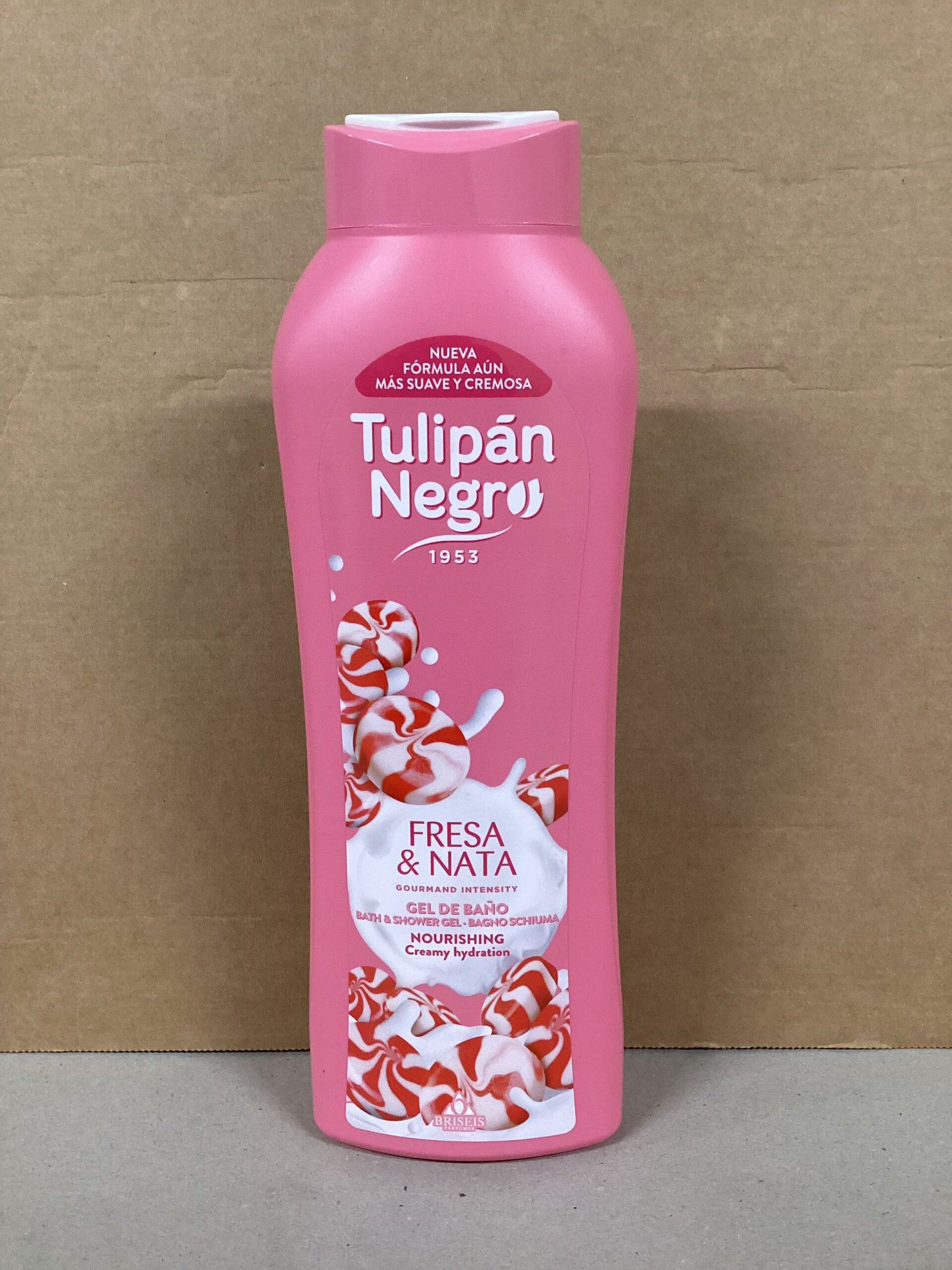 Tulipan gel douche fraise crème