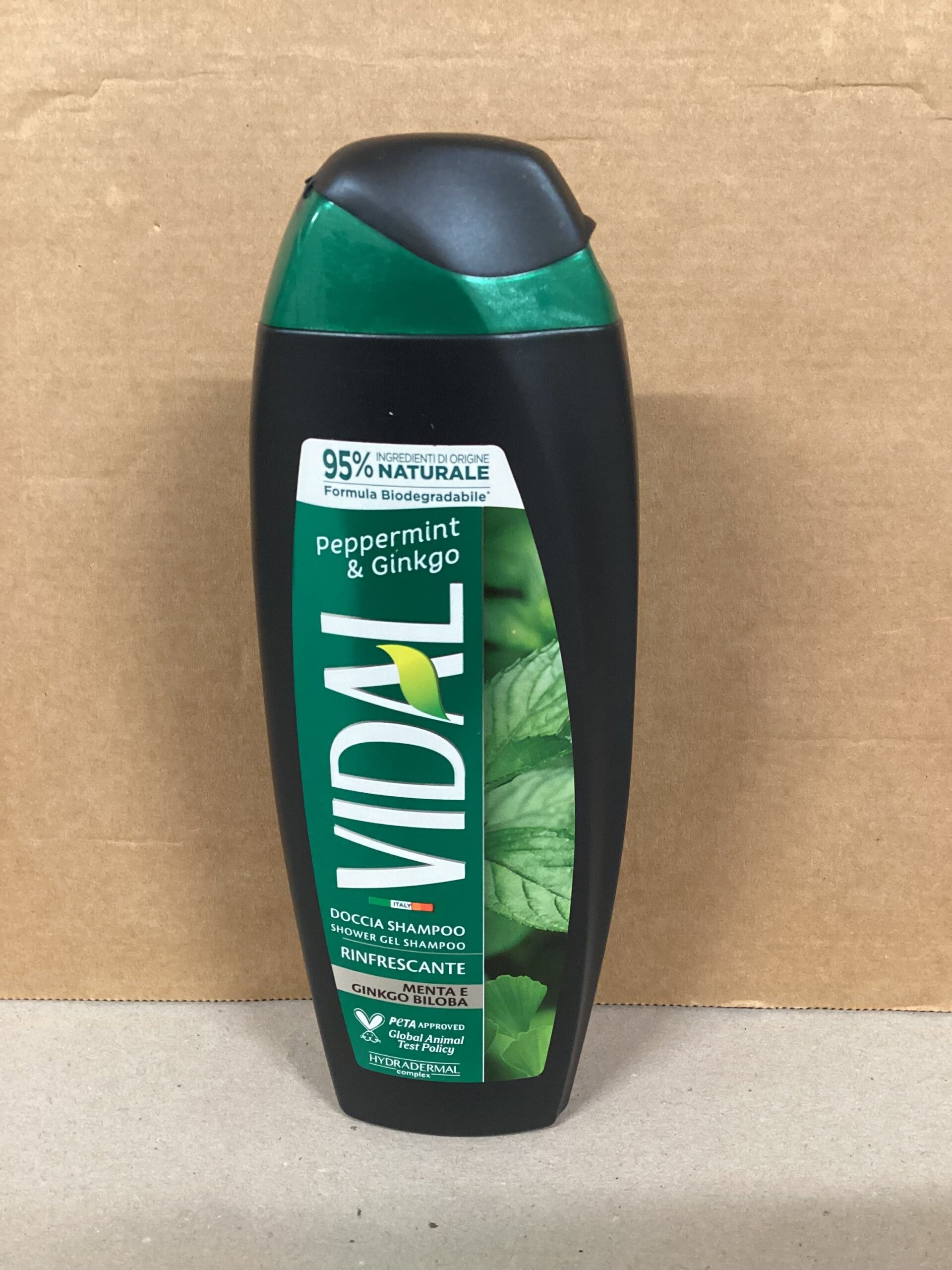 Vidal gel douche menthe ginkgo 250ml