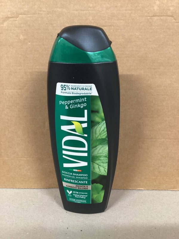 Vidal gel douche menthe ginkgo 250ml
