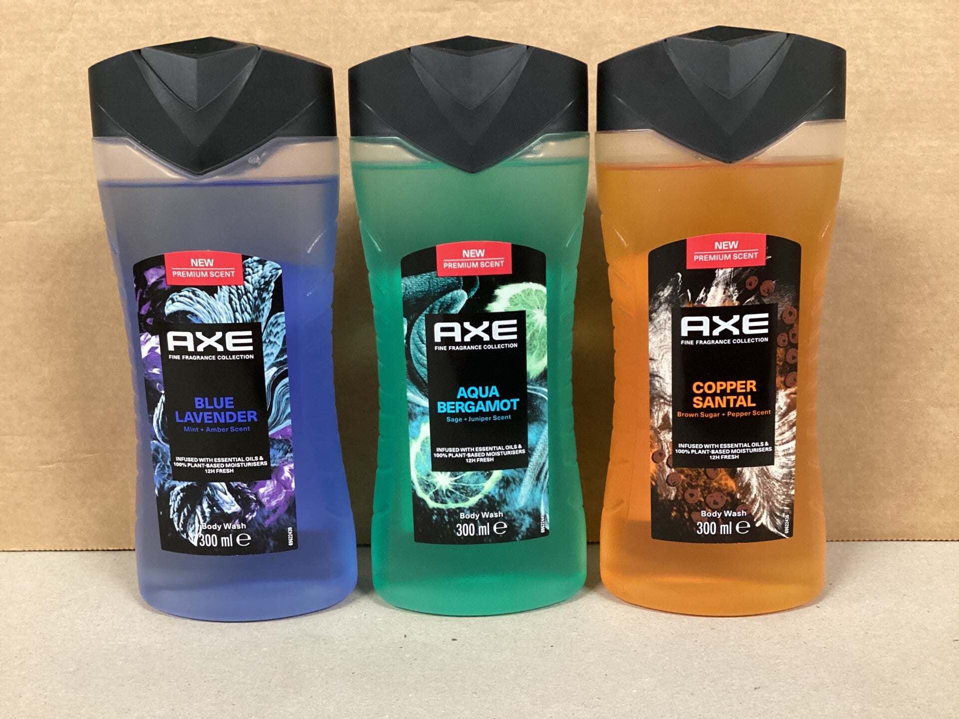 Axe gel douche 3 senteurs dernières pièces 300ml