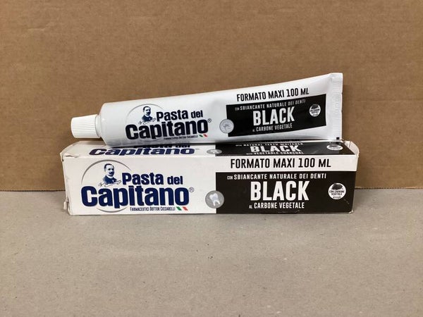 Pasta del capitano dentifrice au charbon dent blanche 100ml