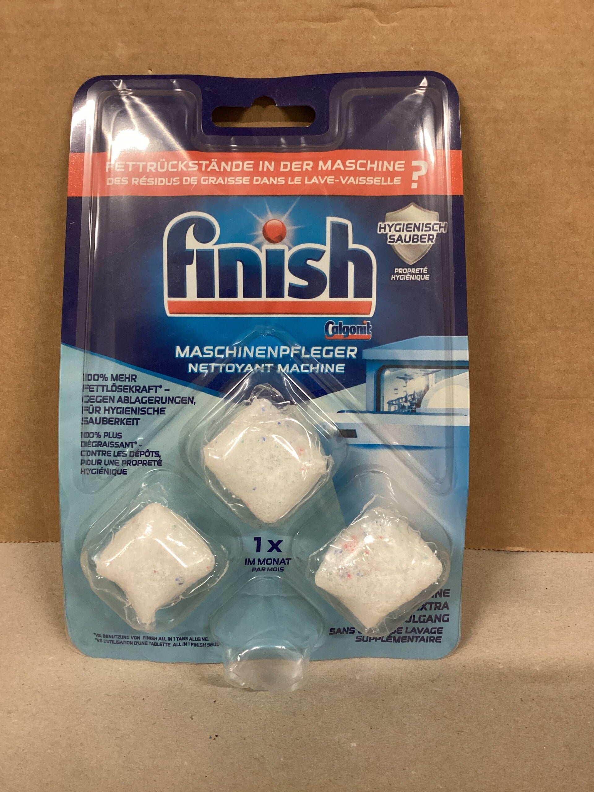 Finish pastilles entretien machine lave vaiselle lot de 3