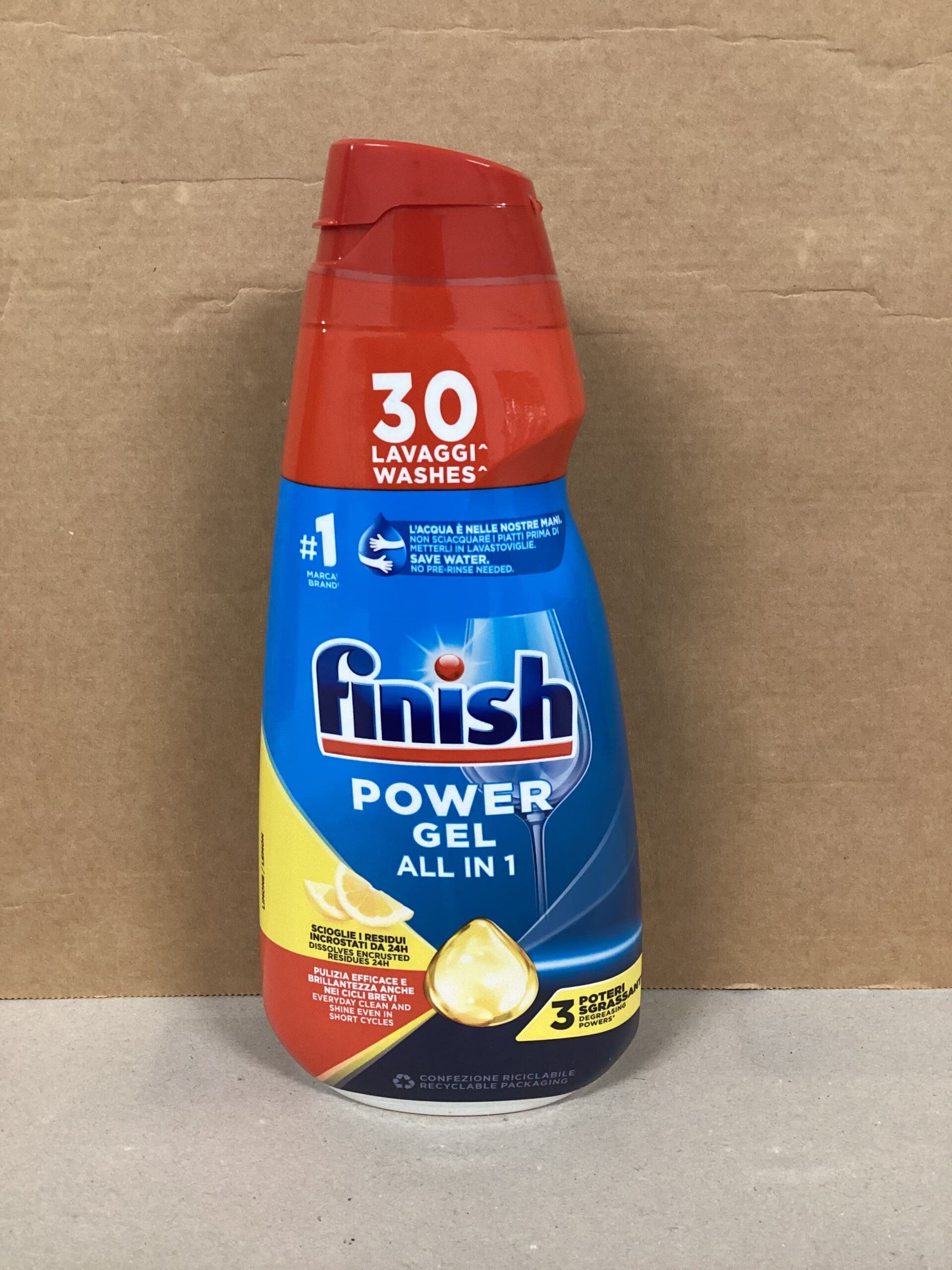 Finish gel power produit lave vaisselle 30 doses