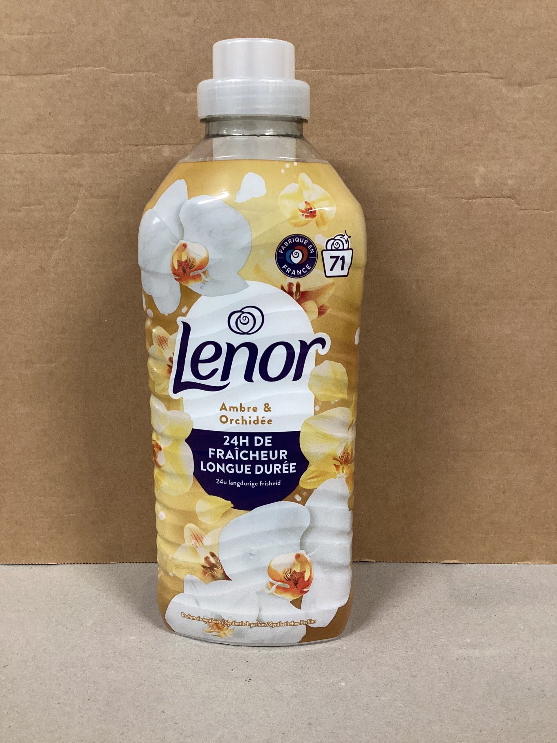 Lenor adoucissant ambre vanille grand format 71 lavages