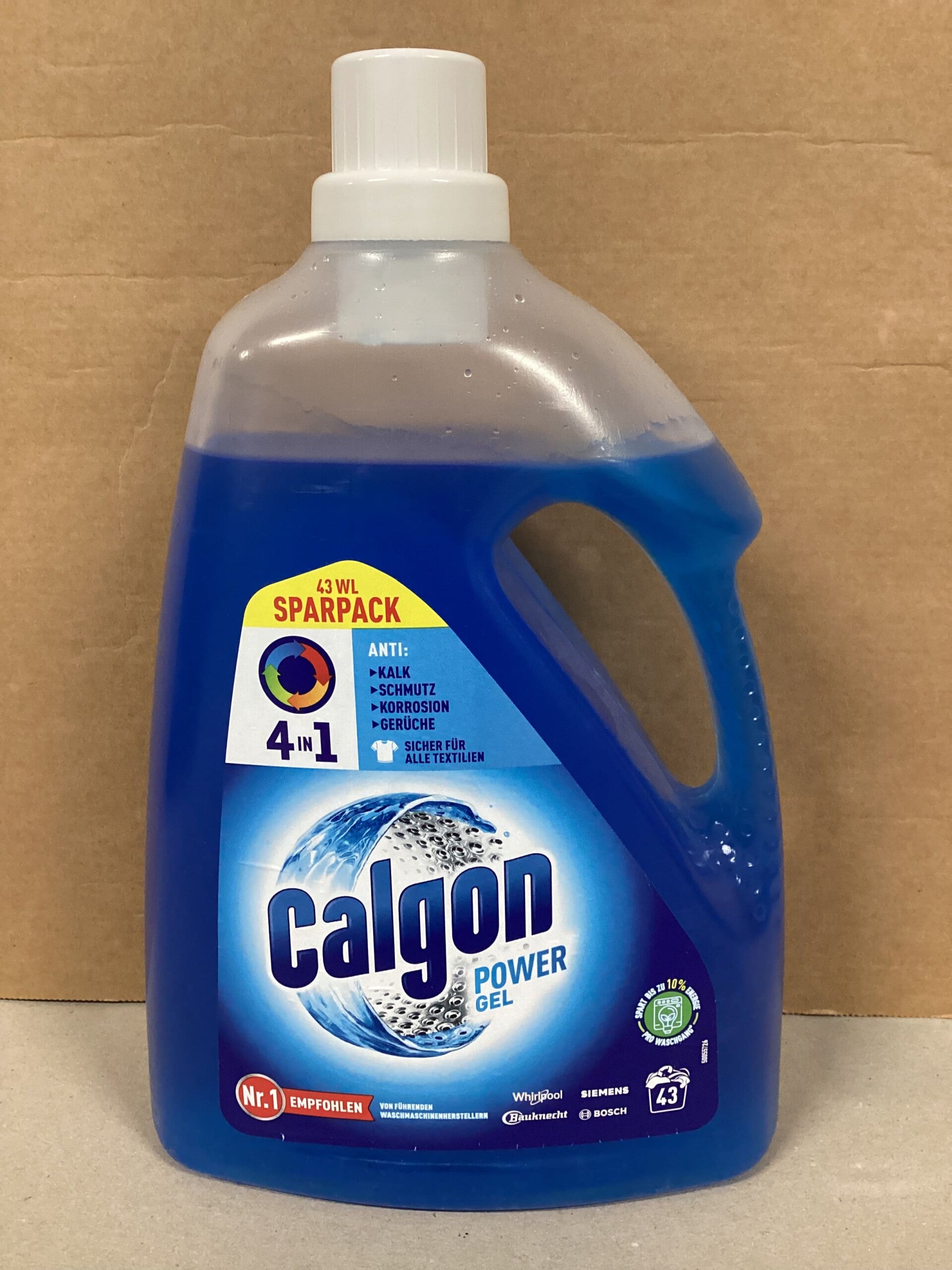 Calgon 4 en 1 Power Gel entretien machine
