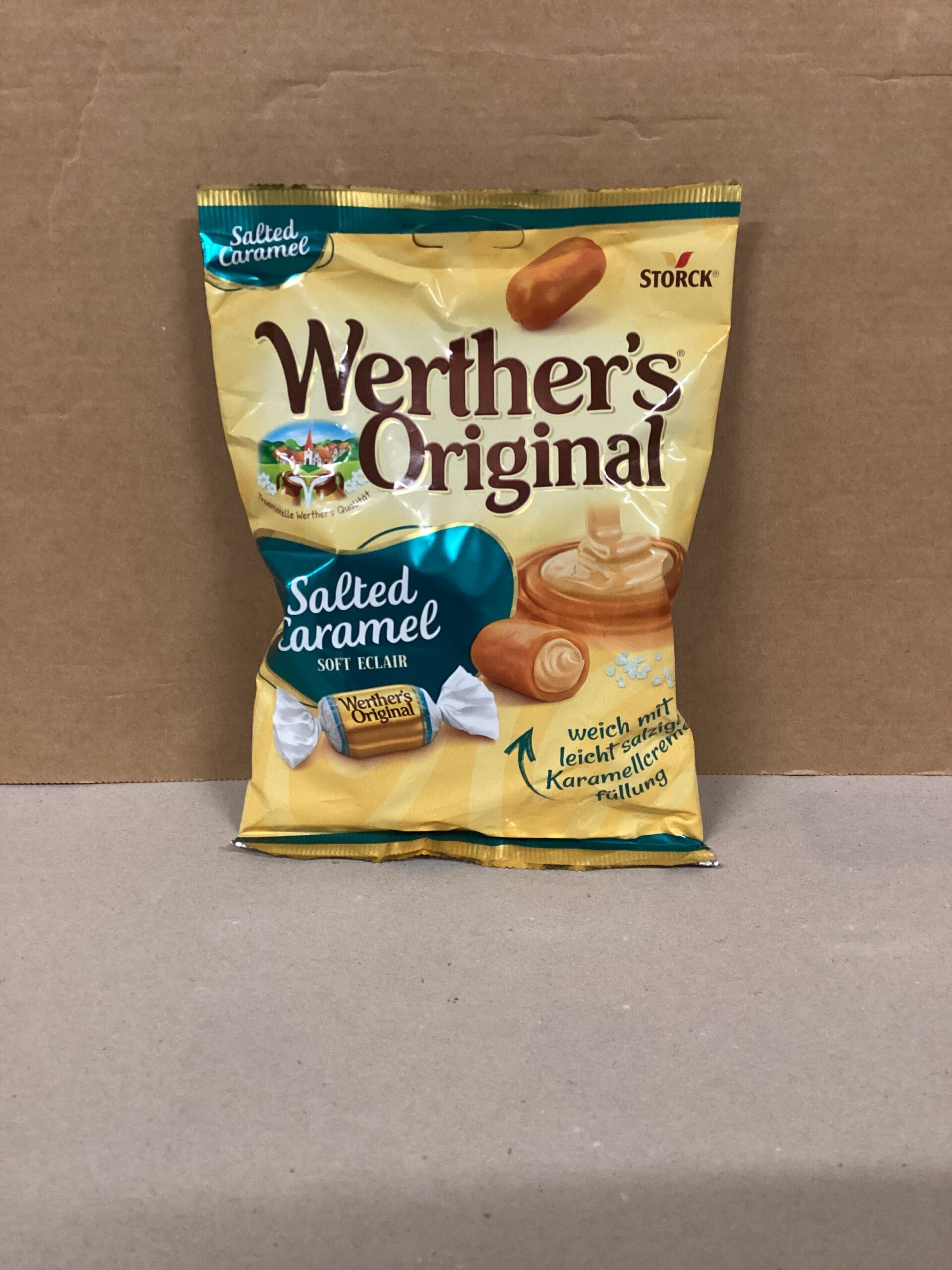 Werther original caramel moelleux salés paquet 180g