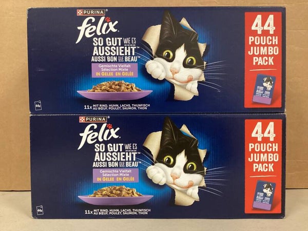 Félix gelée mixte 4 gouts boite 44 sachets de 85g