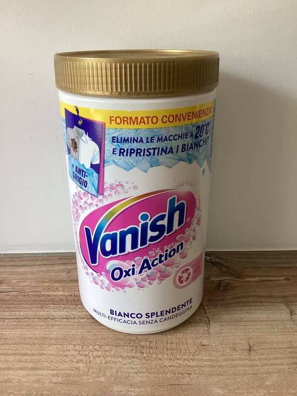 Vanish oxi action détachant poudre pot 1.5kg pour linges blanc