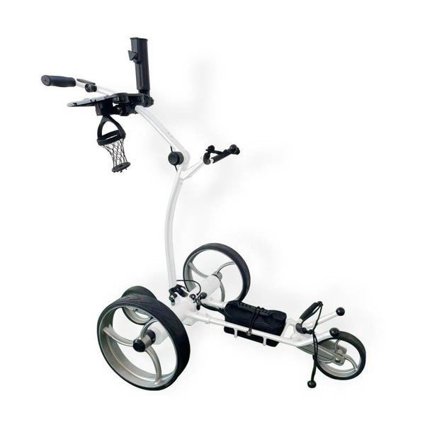 DEMO model (nieuw) GT-ASR 4.0 Elektrische ALUMINIUM golftrolley MET afstandsbediening en 10 accessoires (opvouwbaar)