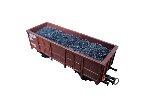 NS ES 2250 open bak goederenwagen 500 1 116-3 met wagenlading en sluitsein.