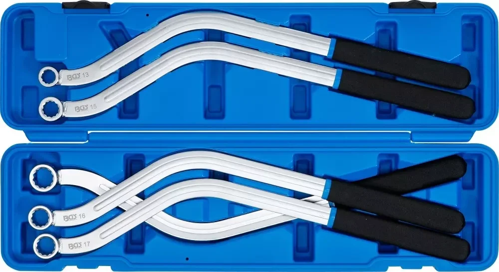 Jeu de clés pour tendeurs de courroies | douze pans, forme spéciale | 13 - 19 mm | 5 Pcs