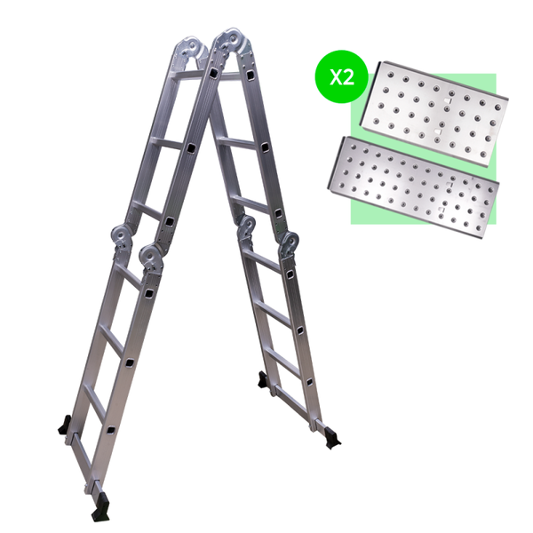 Échelle multifonctionnelle aluminium 3,7 m – JBM