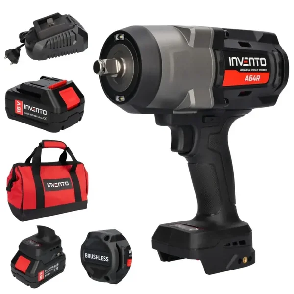 Clé à chocs sans fil 1/2" INVENTO A64R 1880 Nm