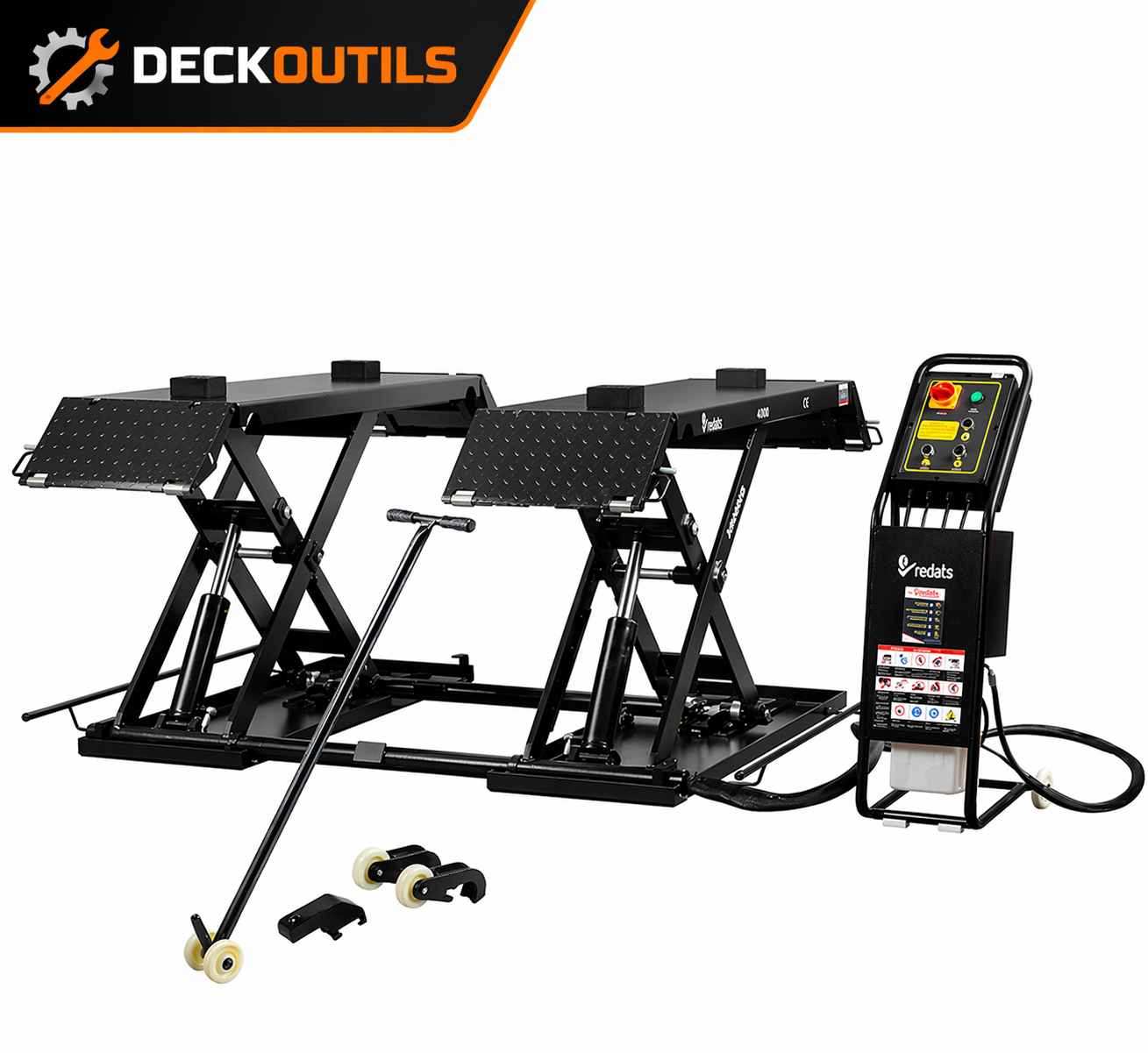 Pont élévateur ciseaux mobile 3T 230V REDATS L-540F + kit mobilité