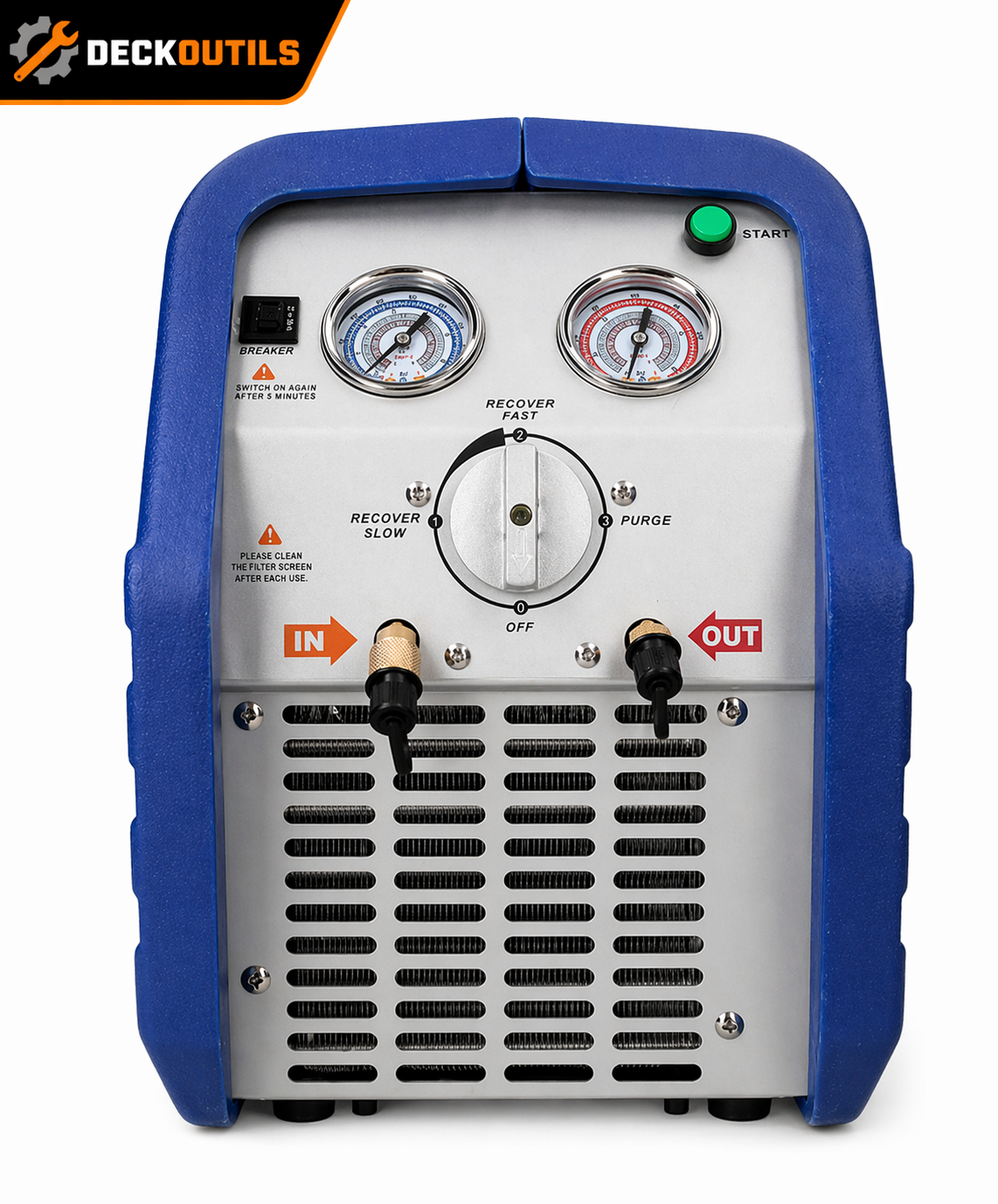 Station récupération fluide frigorigène clim auto R134a R1234yf professionnelle