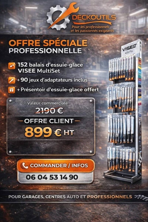 *** Pack Starter Essuie-Glaces VISEE MultiSet
