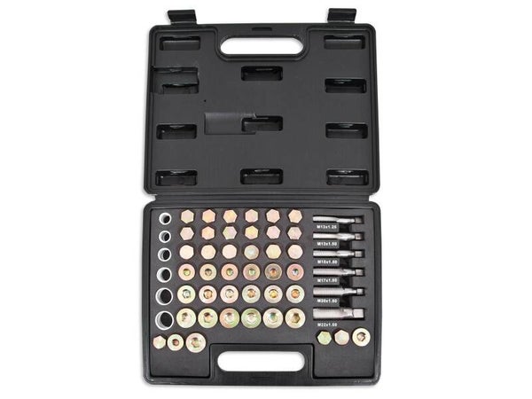 Coffret de réparation de filetage de bouchon de vidange | 120 Pcs