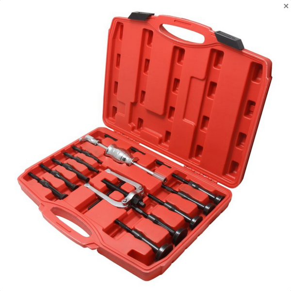 Kit extracteur de roulements internes 16 pcs FORSAGE avec marteau à inertie 8-58 mm