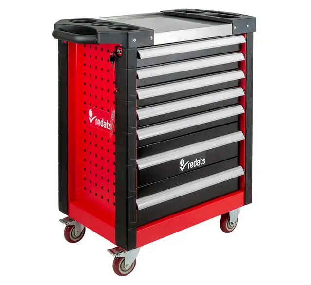 Servante d’atelier REDATS 420 outils – Servante garage professionnelle 7 tiroirs