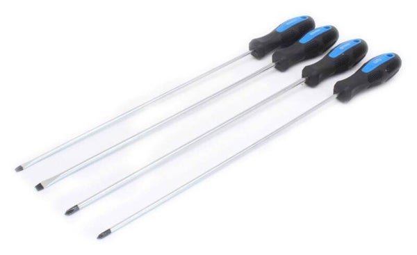 Tournevis Long Cruciforme Et Plat X4