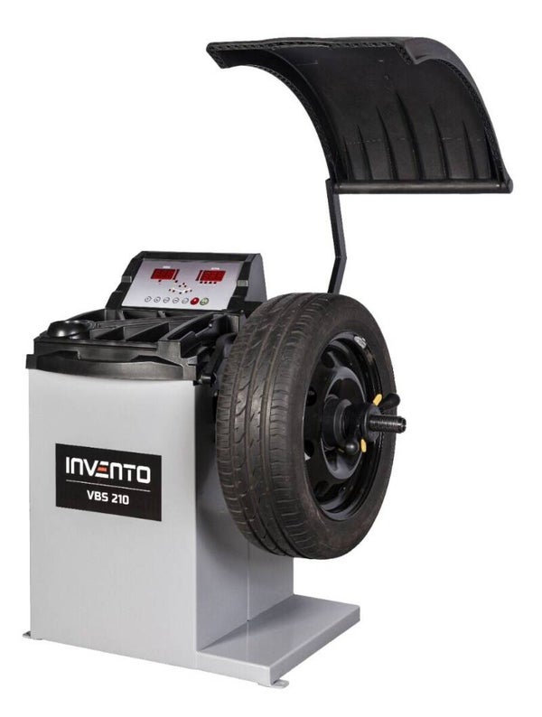 Équilibreuse de roues INVENTO VBS 210 – Précision 1g – 230V – Laser & bras automatique