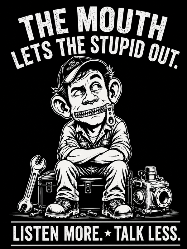 The Mouth Lets The Stupid Out (Copy)