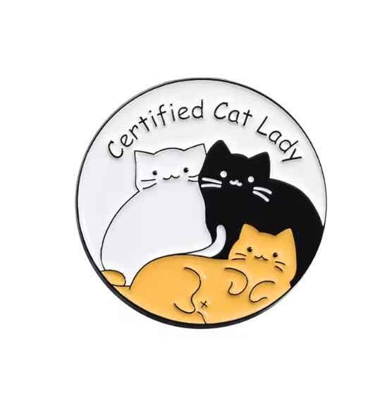 Certified Cat Lady Pin