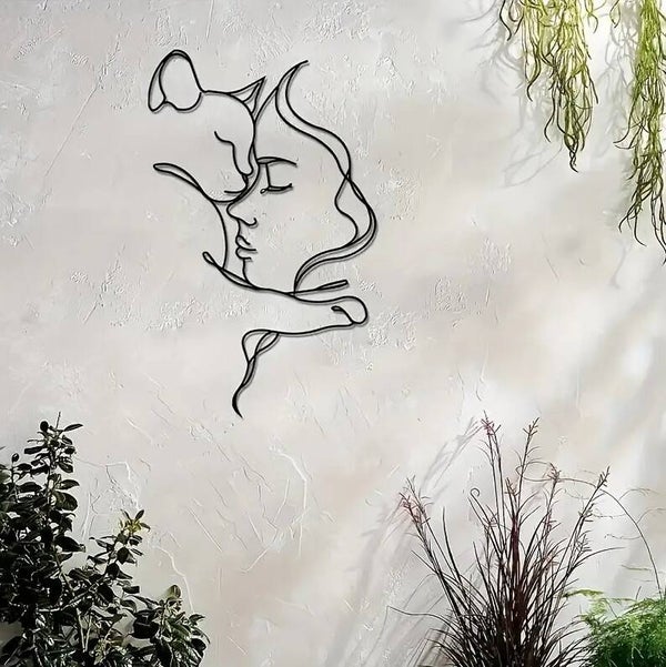 Wanddecoratie silhouette