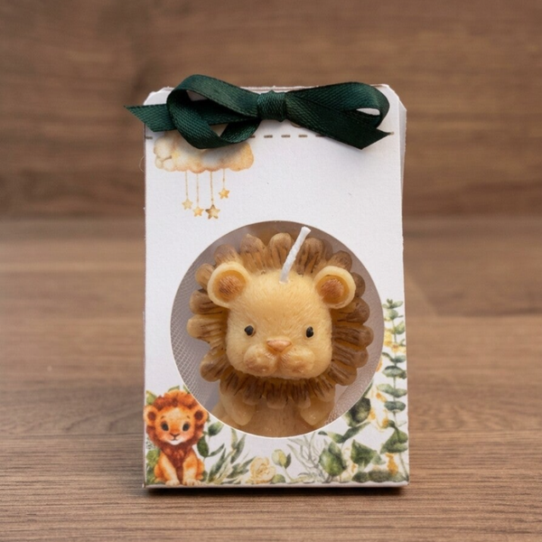 Vela de León para Celebración Infantil | (Pack de 15)