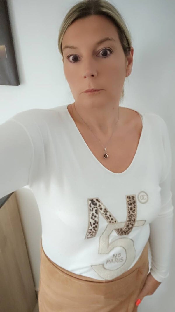 T SHIRT CARLA BLANC