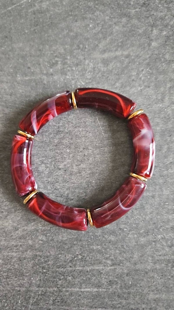 BRACELET MALIA BORDEAUX