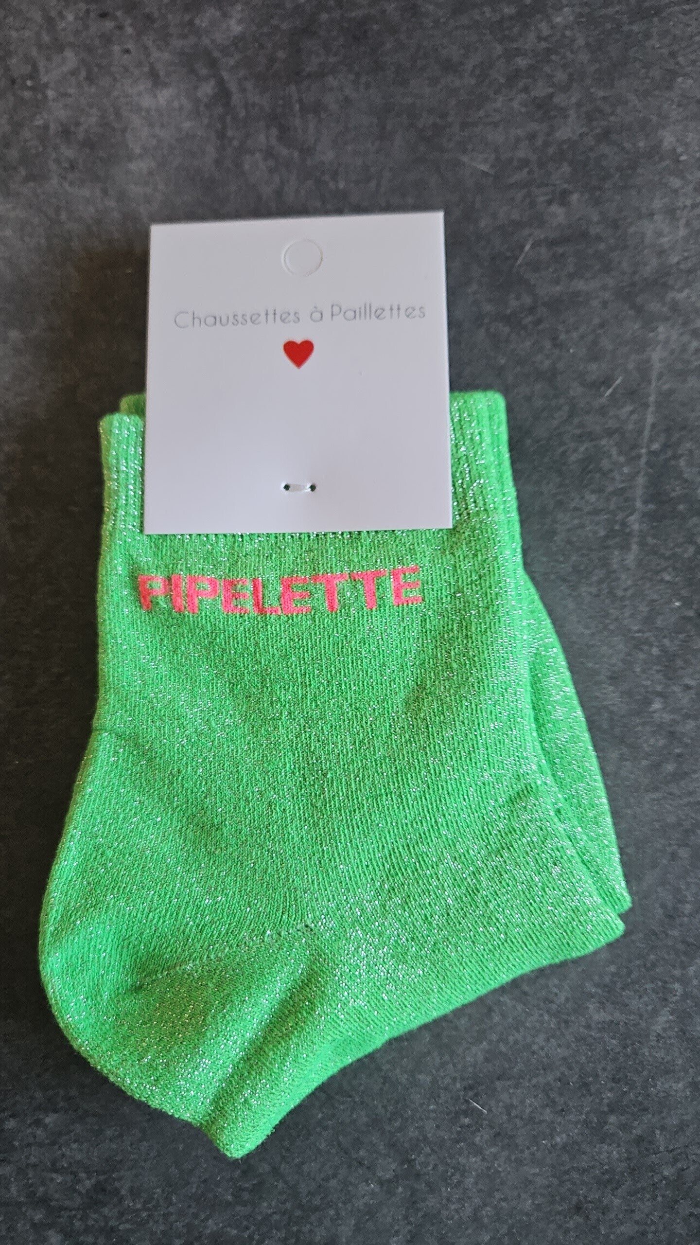 CHAUSSETTE PAILLETTES  PIPLETTE