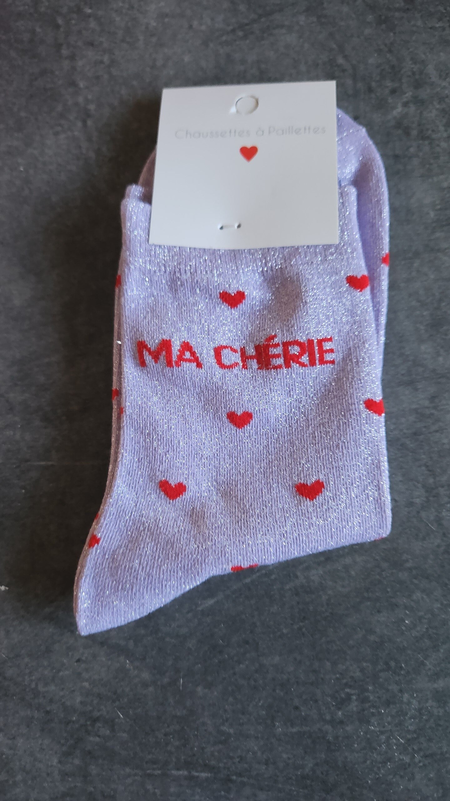 CHAUSSETTE PAILLETTES MA CHERIE