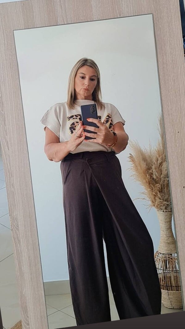 PANTALON NOEMI CHOCOLAT