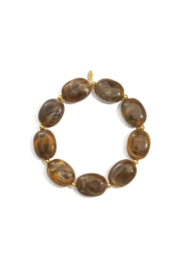 Armband - donkerbruin