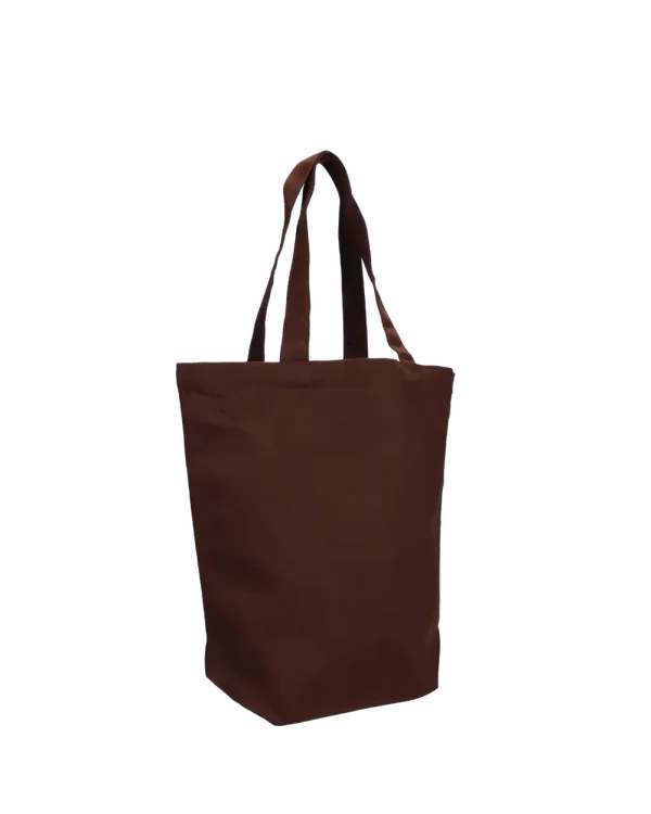 Katoenen tas - donkerbruin