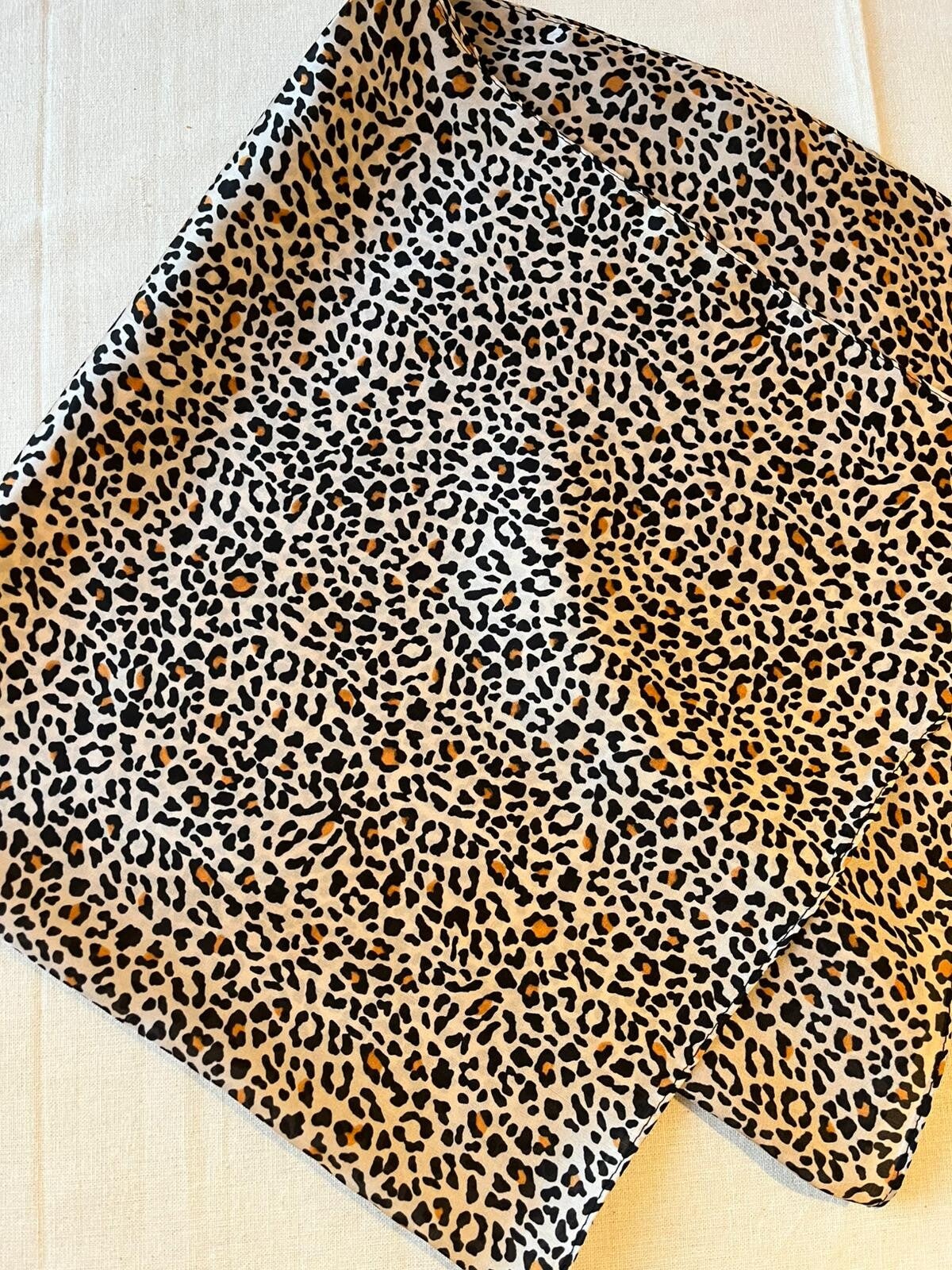 Sjaaltje - panterprint bruin / zwart / zand