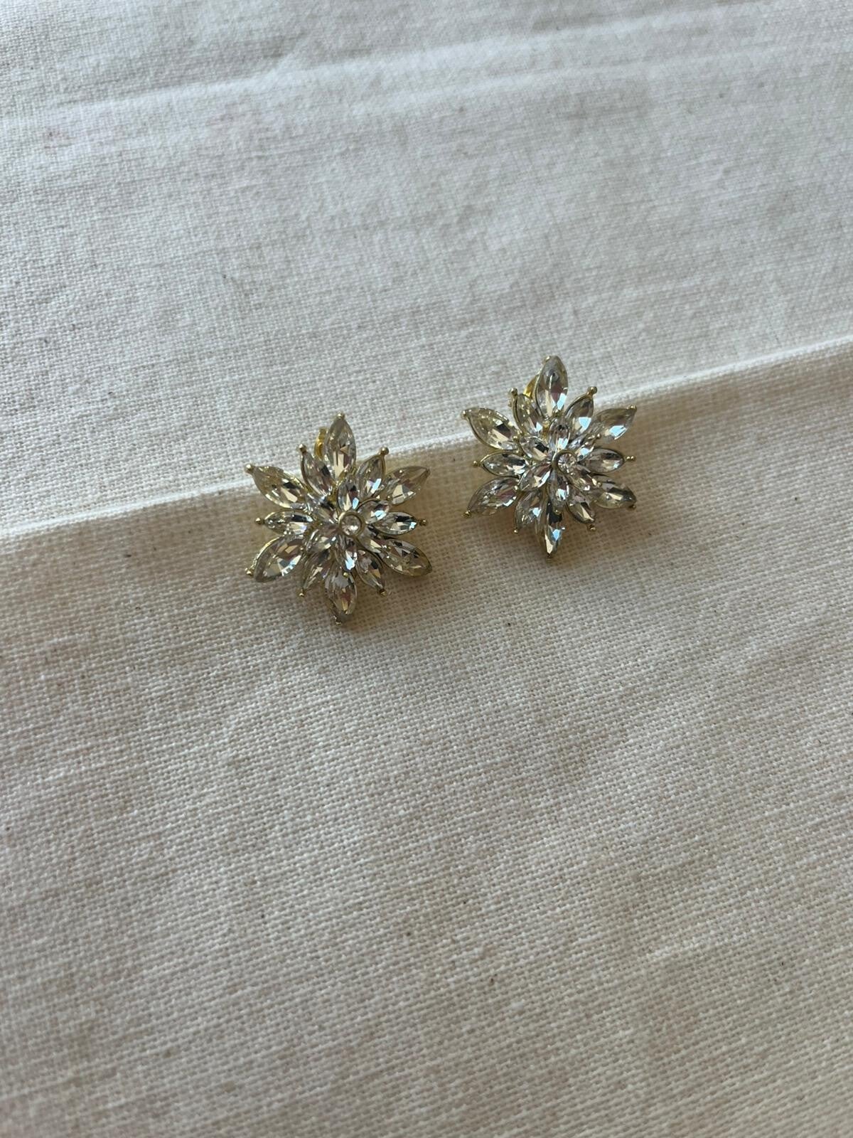 Oorbellen zirconia - goud